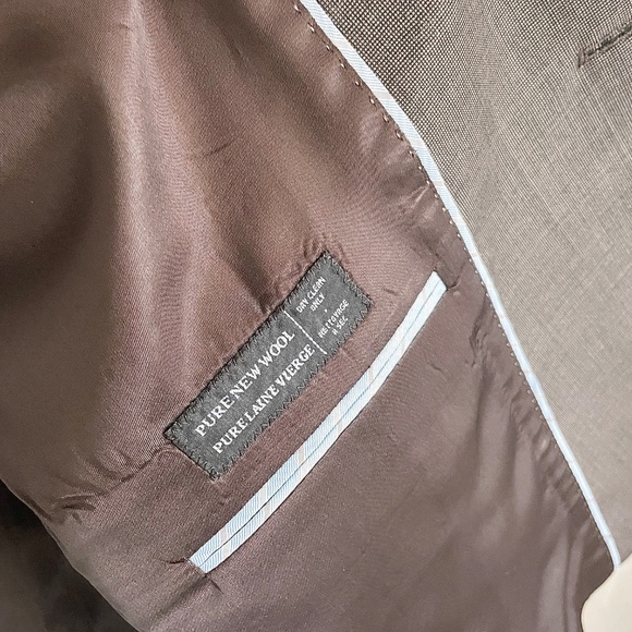 S. Cohen men’s Blazer Reagan Taupe brown Formal Business Casual Old money Sz 50s - Picture 8 of 15